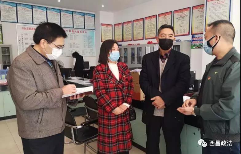 西昌市委常委,政法委书记罗正权深入社区(村 调研网格员疫情防控工作